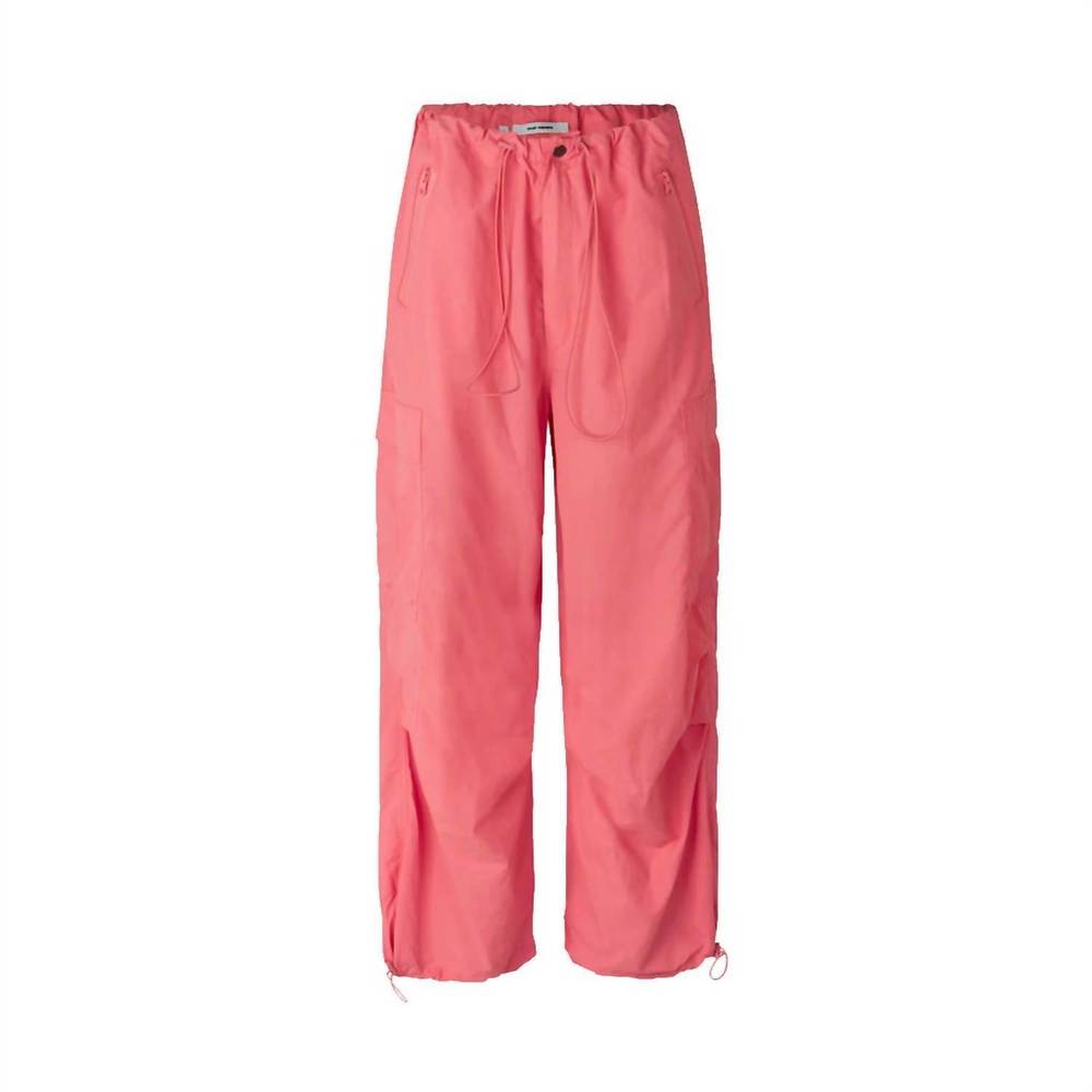 NEW OVAL SQUARE poison trousers in coral kiss